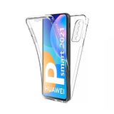 Microcase Huawei P Smart 2021 360 Tpu Serisi Ön Arka Full Cover Şeffaf Kılıf