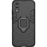 Microcase Huawei P20 Batman Serisi Yüzük Standlı Armor Siyah Kılıf
