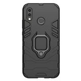 Microcase Huawei P20 Lite Batman Serisi Yüzük Standlı Armor Siyah Kılıf