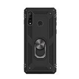 Microcase Huawei P30 Lite Anka Serisi Yüzük Standlı Armor Kılıf - Siyah