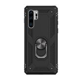 Microcase Huawei P30 Pro Anka Serisi Yüzük Standlı Armor Kılıf - Siyah