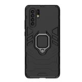 Microcase Huawei P30 Pro Batman Serisi Yüzük Standlı Armor Siyah Kılıf