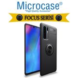Microcase Huawei P30 Pro Focus Seri Yüzük Standlı Kılıf