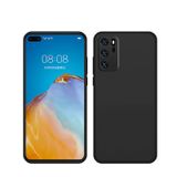 Microcase Huawei P40 CamPRO Serisi Kamera Korumalı Silikon Kılıf - Siyah