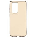 Microcase Huawei P40 Premium Matte Silikon Kılıf - Gold