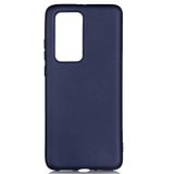 Microcase Huawei P40 Premium Matte Silikon Kılıf - Lacivert