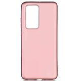 Microcase Huawei P40 Premium Matte Silikon Kılıf - Pembe
