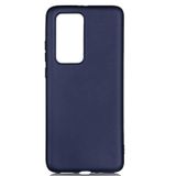 Microcase Huawei P40 Pro Premium Matte Silikon Kılıf - Lacivert