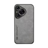Microcase Huawei Pura 70 Deri Kaplama Kılıf AL4970 (Siyah)