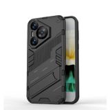 Microcase Huawei Pura 70 Matrix Serisi Armor Standlı Perfect Koruma Kılıf - Siyah Al3416