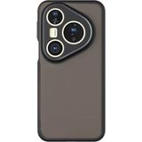 Microcase Huawei Pura 80 Pro/Huawei Pura 80 Pro Plus Luna Serisi Köşe Korumalı Sert Rubber Kılıf - AL3422 Siyah