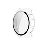 Microcase Huawei Watch 5 42mm için Ekran Korumalı Sert Rubber Kılıf-AL3173 (Gümüş)