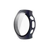 Microcase Huawei Watch 5 46mm için Ekran Korumalı Sert Rubber Kılıf-AL3173 (Pembe)