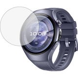 Microcase Huawei Watch 5 46MM için Tam Kaplayan Kavisli Ekran Koruyucu 3D Pet Film - Siyah AL3385