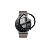 Microcase Huawei Watch Buds Tam Kaplayan Kavisli Ekran Koruyucu 3D Pet Film - Siyah AL3385