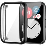 Microcase Huawei Watch Fit 2 Önü Kapalı Tasarım Silikon Kılıf - AL3173 - Siyah