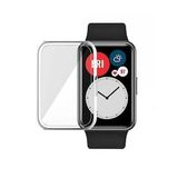 Microcase Huawei Watch Fit 2 Önü Kapalı Tasarım Silikon Kılıf - Şeffaf