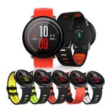 Microcase Huawei Watch GT 2 KY16 46 mm Yeşil Siyah Silikon Kordon Kayış