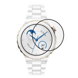 Microcase Huawei Watch GT 3 Pro 43mm Tam Kaplayan Kavisli Ekran Koruyucu 3D Pet Film - Siyah