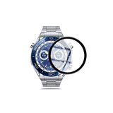 Microcase Huawei Watch Ultimate Tam Kaplayan Kavisli Ekran Koruyucu 3D Pet Film - Siyah AL3385