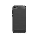 Microcase Huawei Y5 2018 Brushed Carbon Fiber Silikon Kılıf