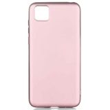Microcase Huawei Y5P Premium Matte Silikon Kılıf - Pembe