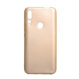 Microcase Huawei Y9 Prime 2019 Premium Matte Silikon Kılıf - Gold