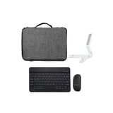 Microcase Ipad 6-7-8-9 Nesil 10 .2 Tablet Çanta + Bluetooth Klavye + Mouse + Tablet Standı - Al8112