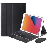 Microcase iPad 8.nesil 10.2 2020 Bluetooth Touchpad Klavye + Bluetooth Mouse + Standlı Kılıf - Bkk7