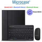 Microcase iPad 8.Nesil 10.2 inch 2020 Bluetooth Klavye ve Mouse + Standlı Kılıf - BKK6
