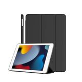Microcase iPad 9.Nesil 10.2 inch Delüx Leather Standlı Kılıf - Siyah