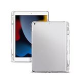 Microcase iPad 9.Nesil 10.2 inch Kalem Koymalı Silikon Kılıf - Şeffaf
