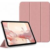 Microcase iPad Air 2 Tablet ile Uyumlu 3 Kademeli Sleeve Serisi Standlı Kılıf - AL5577 - Renk - Pembe