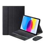 Microcase iPad Pro 11 M2 2022 Bluetooth Touchpad Klavye+Mouse+Kılıf -BKK7 Siyah