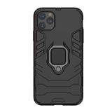 Microcase iPhone 11 Pro Batman Serisi Yüzük Standlı Armor Kılıf - Siyah