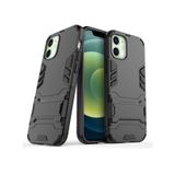 Microcase iPhone 12 Alfa Armor Standlı Perfect Koruma Kılıf Siyah