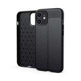 Microcase iPhone 12 Mini Leather Tpu Silikon Kılıf - Siyah