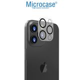 Microcase İphone 12 Pro 3d Kamera Camı Lens Koruyucu Glass Şeffaf Night Delux Version