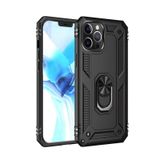 Microcase iPhone 12 Pro Anka Serisi Yüzük Standlı Armor Kılıf- Siyah