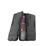 Microcase iPhone 12 Pro Max Alfa Armor Standlı Perfect Koruma Kılıf Siyah