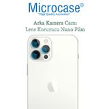 Microcase iPhone 12 Pro Max Kamera Camı Lens Koruyucu Nano Esnek Film