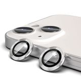 Microcase İphone 13 Mini Kamera Camı Lens Koruyucu Halka Set - Gümüş