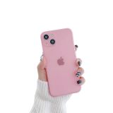 Microcase iPhone 13 mini Ultra İnce Plastik Kılıf - Buzlu Pembe