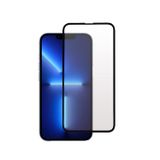 Microcase iPhone 13 Pro Max Tam Kaplayan Çerçeveli Tempered Ekran Koruyucu - Siyah