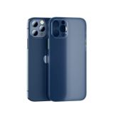 Microcase iPhone 13 Pro Max Ultra İnce Plastik Kılıf - Buzlu Lacivert