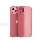 Microcase iPhone 13 Ultra İnce Plastik Kılıf - Buzlu Pembe