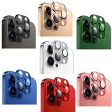 Microcase iPhone 14 Pro - iPhone 14 Pro Max Kamera Camı Lens Koruyucu Halka Set - AL3131 (Gümüş)