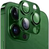 Microcase iPhone 14 Pro - iPhone 14 Pro Max Kamera Camı Lens Koruyucu Halka Set - AL3131 (Yeşil)