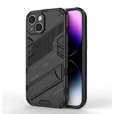 Microcase Iphone 15 Plus Matrix Serisi Armor Standlı Perfect Koruma Kılıf - Siyah AL3416
