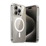 Microcase Iphone 15 Pro Max ile Uyumlu Magsafe Manyetik Darbeye Dayanıklı Yarı Esnek Plastik TPU Kılıf - AL8113